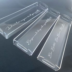 Makeup organizer.Makeup caddy.Makeup Tray. New! Acrylic with handles. $29 each.